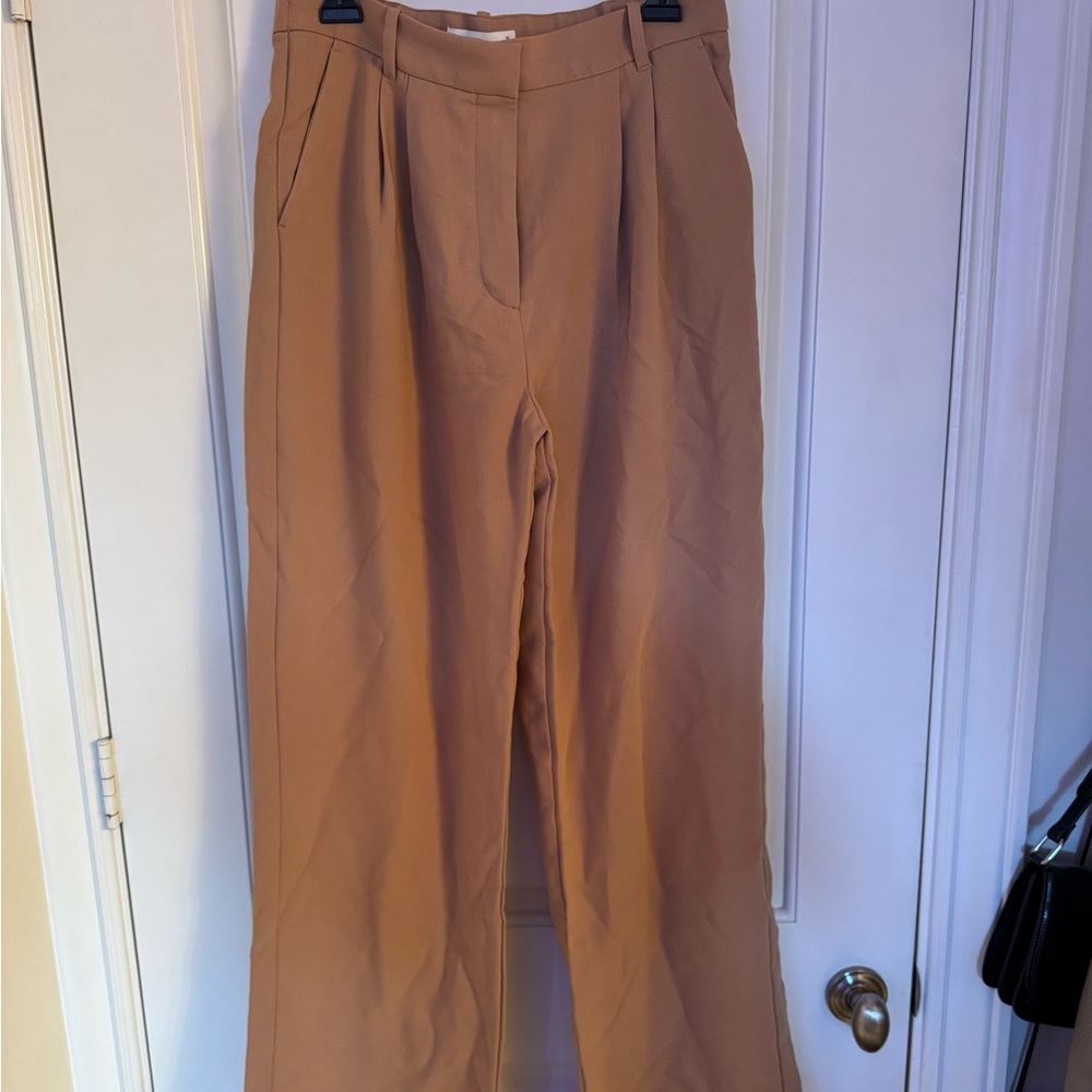 Abercrombie & Fitch Tan Wide Leg Pants